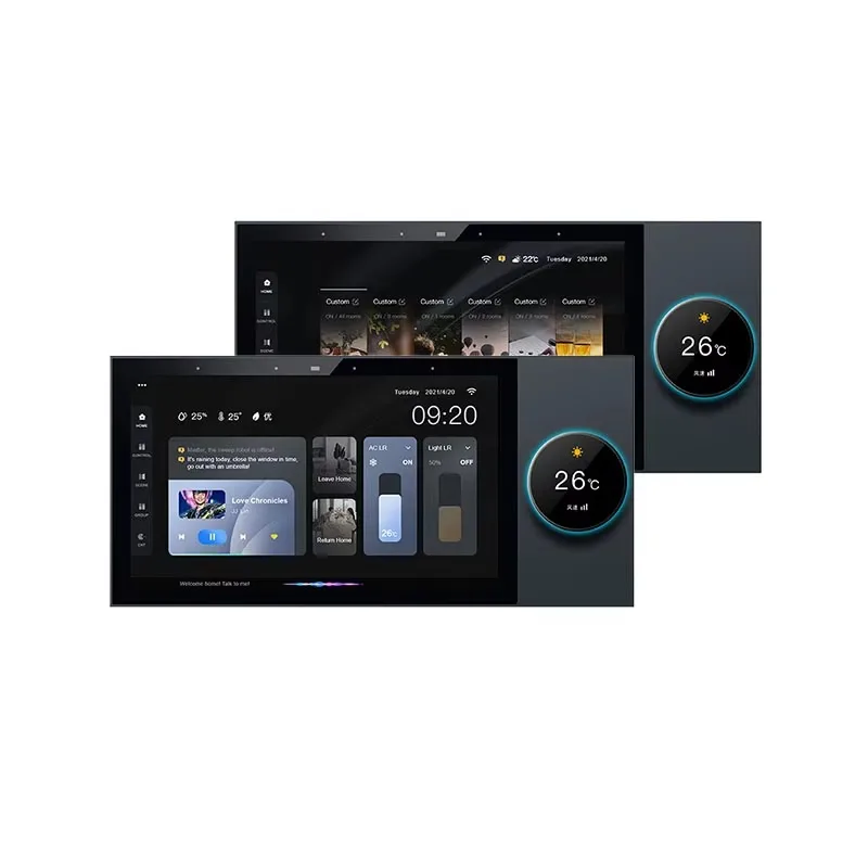 

[Hot Sale] 7 Inch Smart System WiFi Multi-function Music Host Touch Screen Zigbee Gateway Wall Central Control For Smart Home P