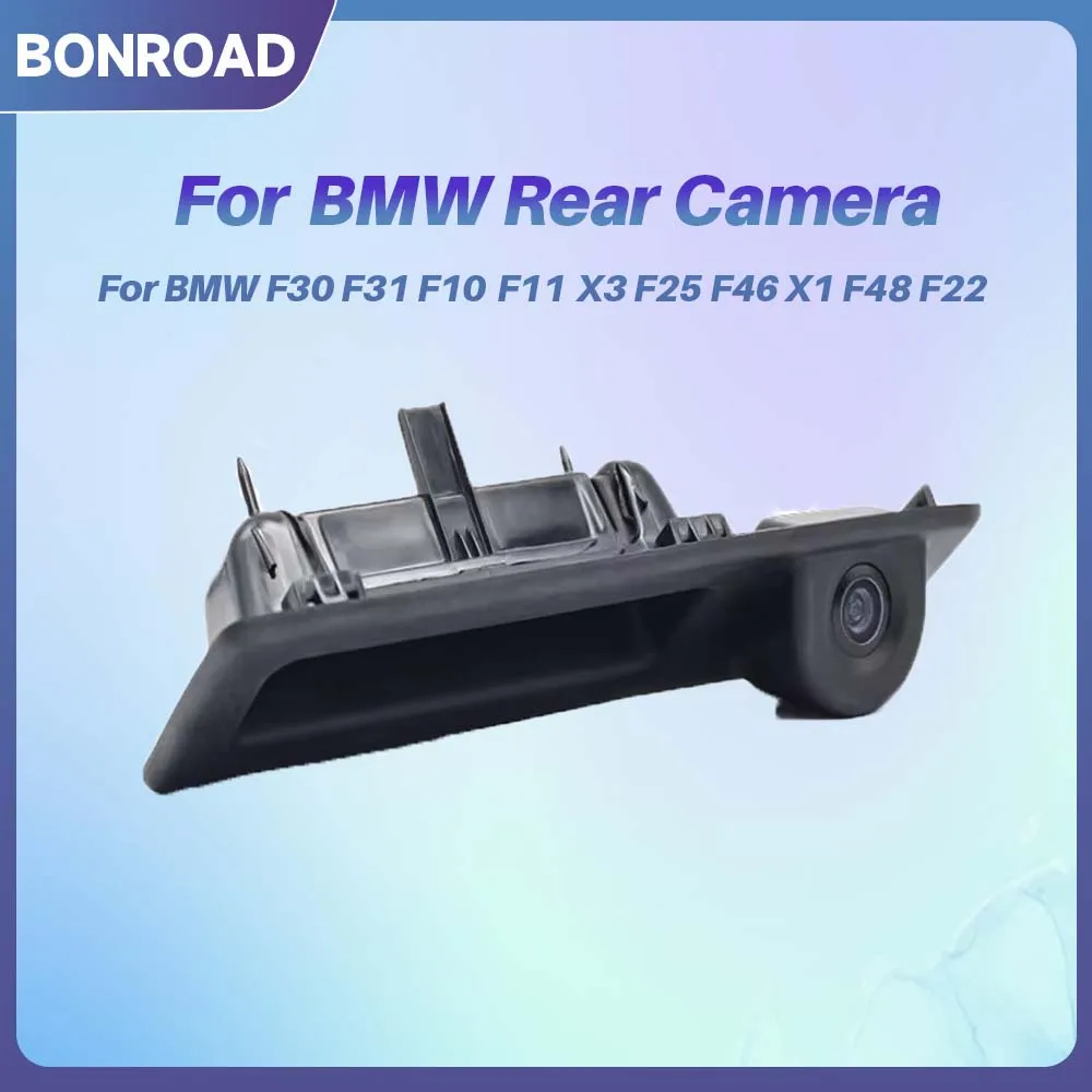 Wodoodporna kamera cofania BONROAD do BMW serii 2 3 5 7 X1 X3 X4 X5 F30 F32 F36 F10 F11 F25 F48 - akcesoria samochodowe