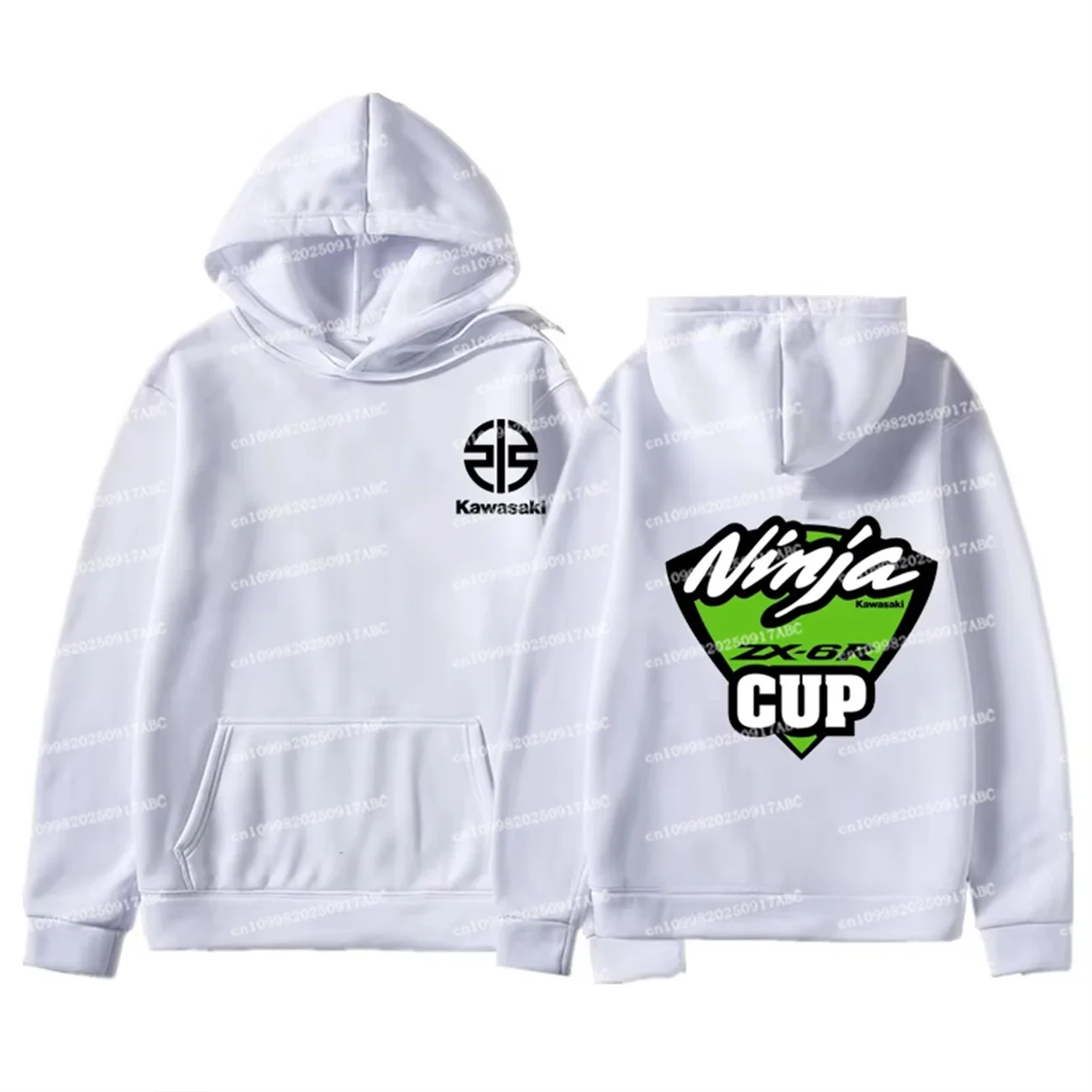 

(Kawasaki) Мужская толстовка Kawasaki Ninja для любителей спорта на открытом воздухе, мужская одежда, весенне-осеннее издание, женская толстовка с капюшоном, топ
