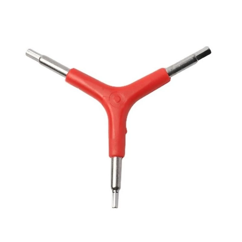 

652F Multifunctional Bike Maintenance Tool 3 Way 4/5/6mm Y-Type Wrench Biking Torque Spanner for Bicycles Cycling Repair