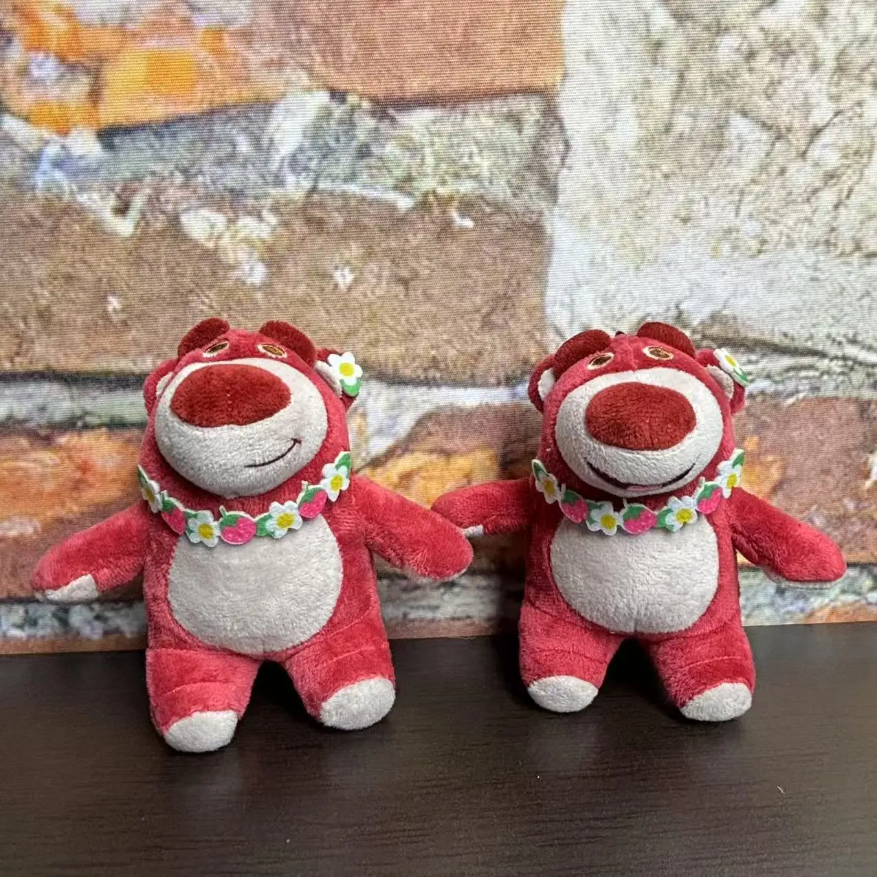 Disney toy story 3 lotso kawaii morango urso brinquedos de pelúcia dos desenhos animados e bonito o urso bonecas de pelúcia presente de aniversário para crianças namorada