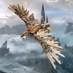 MOC Eagle of Middle Earth Model Building Blocks Rings Movie Elf Orc Gwaihir Eagle Bird Animal Building Blocks Toy Idea Gift