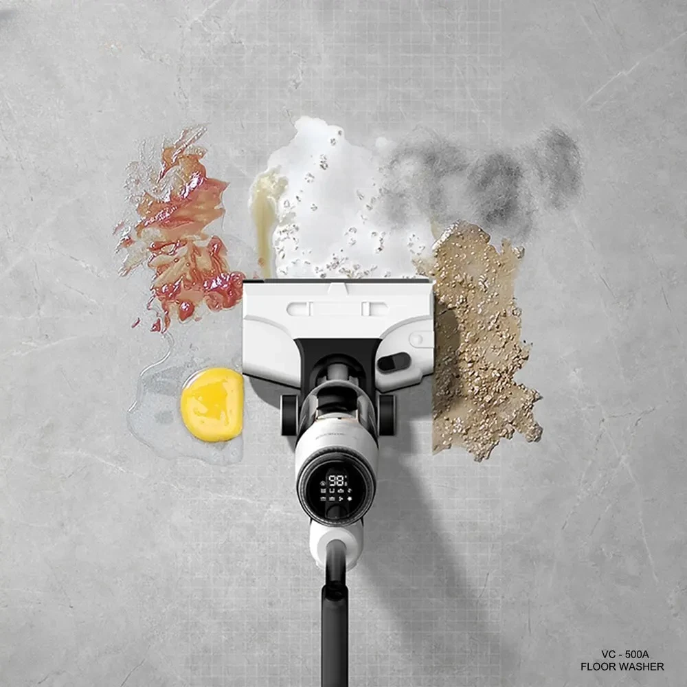 منظف بالبخار اللاسلكي 3 في 1 الأكثر مبيعًا لعام 2025 - ممسحة محمولة بقدرة 210 وات مع محرك BLDC للتنظيف الرطب/الجاف