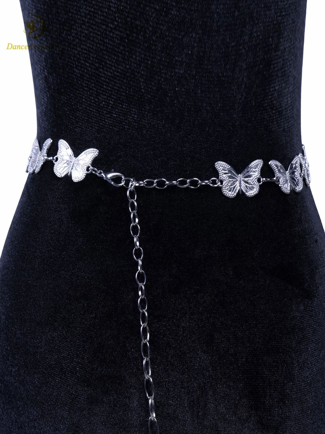 Danza latina Danza del ventre Accessori dimagranti Danza con catena in vita Catena in vita con farfalla ciliegia