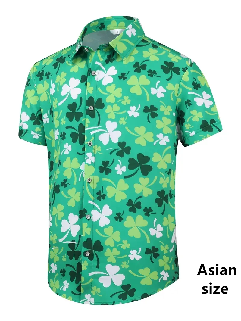 2025 novo vintage elegante camisas havaianas masculinas na moda 3d flor tropical planta impressa manga curta topos feminino blusa de férias