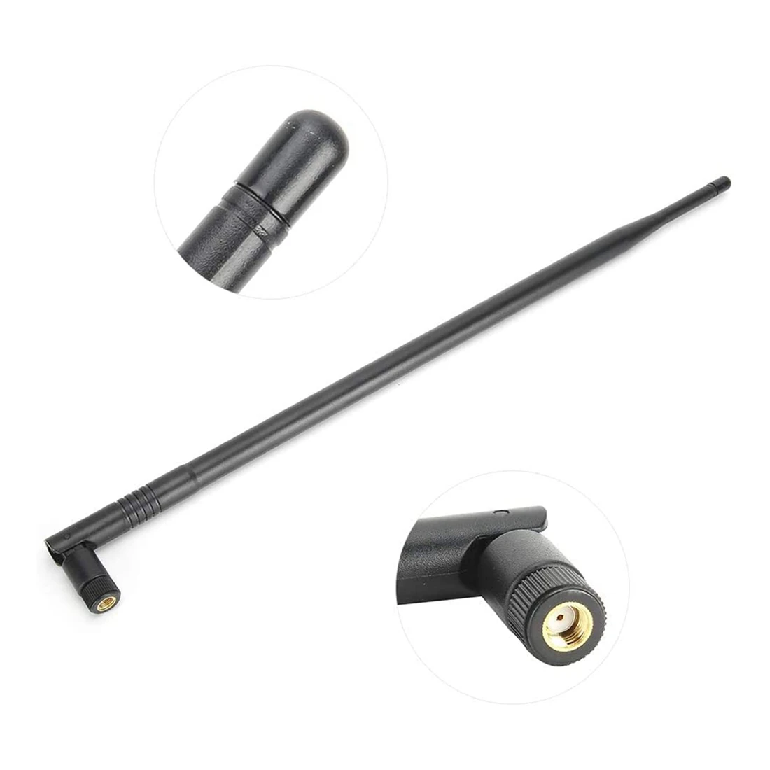 Antena WiFi A26P 12DBI, antena WiFi de largo alcance de alta ganancia de doble banda 2,4G/5G con conector RPSMA para red inalámbrica