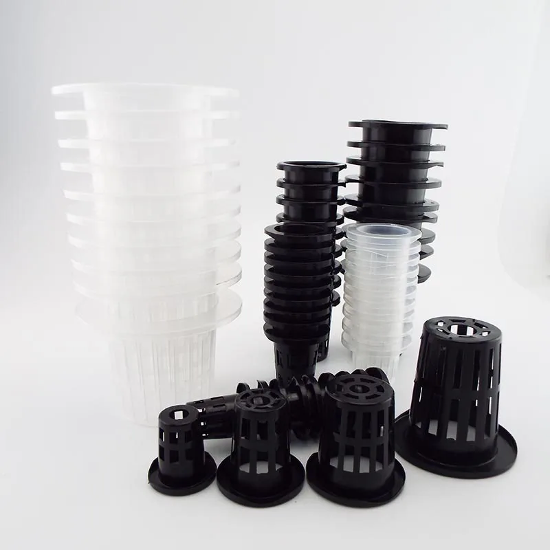 10Pcs Hydroponic Colonization Mesh Pot Net Cup Basket Hydroponic Aeroponic Planting Grow Clone Nursery Pots F1