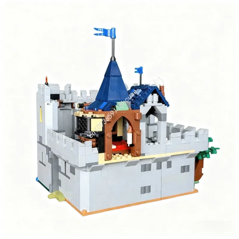 791 Uds. MOC Black Falcons Castillo fortaleza modelo bloques de construcción educación para niños montar juguetes modulares arquitectura regalos de navidad