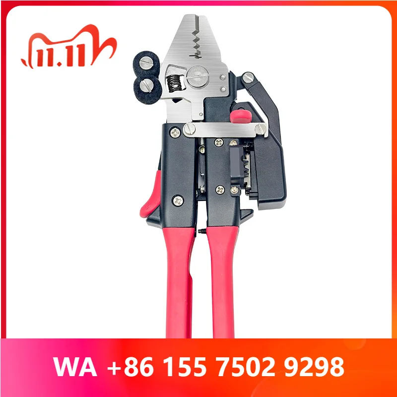 Latest Integrated MC-16 Optical Fiber Stripper and Cleaer FTTH Tool with Scissors Clean Cotton Fiber Cleaers
