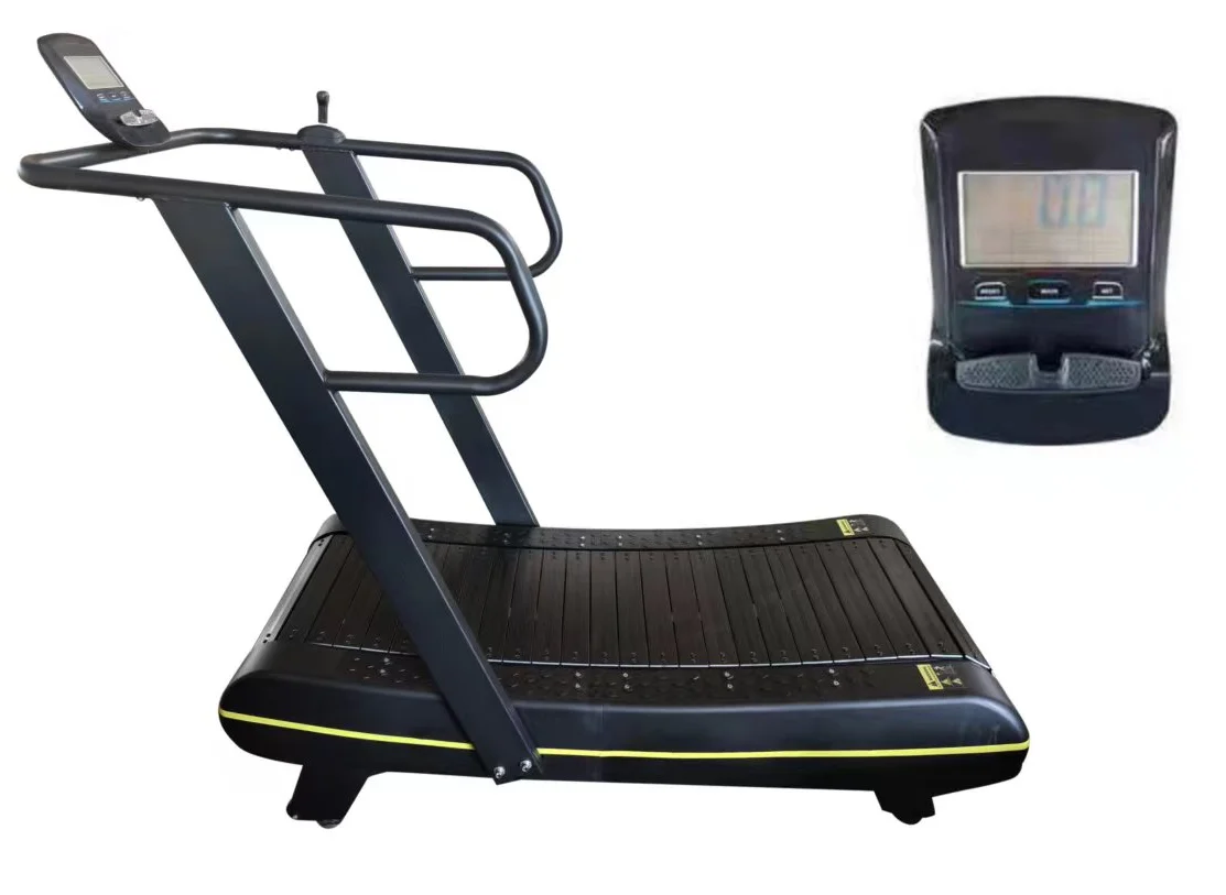 

Коммерческая кардио-машина Воздушный беговой тренажер Тренажерный зал Фитнес Самогенерированная немоторизованная изогнутая беговая дорожка