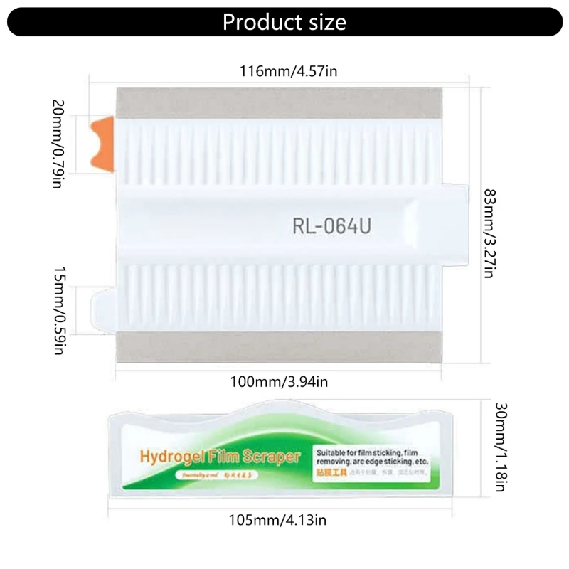 職業電話スクリーン前面保護修復ツール超薄型柔軟なスクレーパー