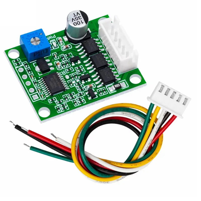 Carte de pilote de moteur sans balais ABSQ-3X DC6-20V 60W 12V, contrôleur de vitesse BLDC, régulateur triphasé, Module de commutation sans hall avec câble