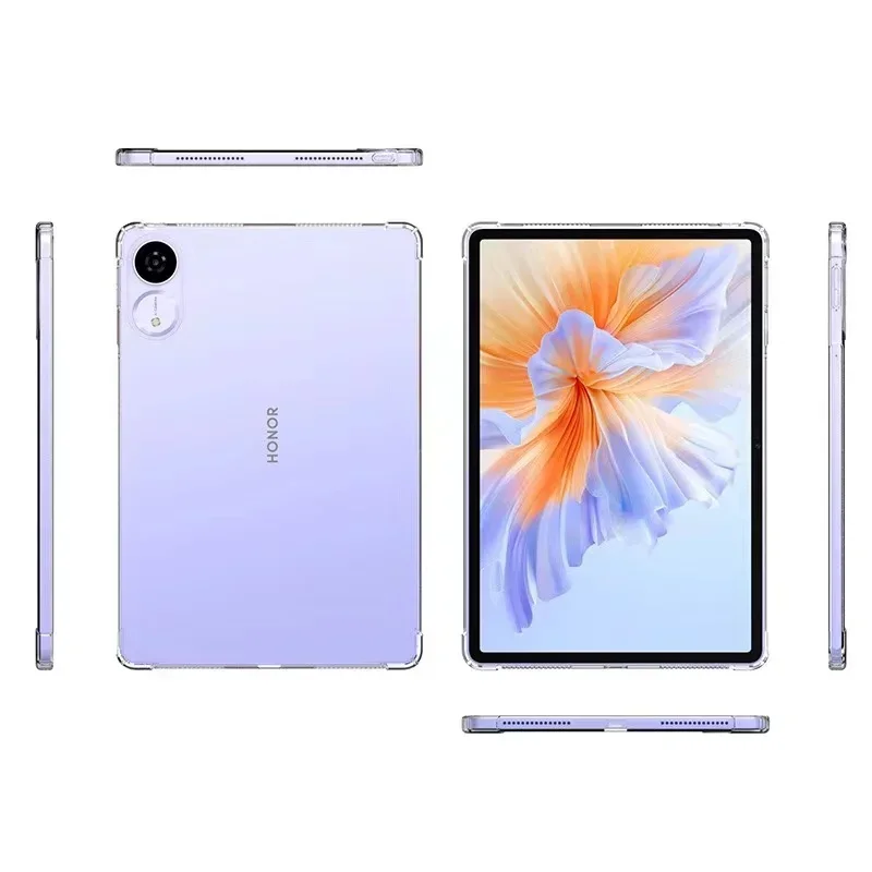 Clear TPU Back Cover For Funda Honor Pad V9 ROL-W00 Case 11.5" Tablet PC Shockproof Protector Shell