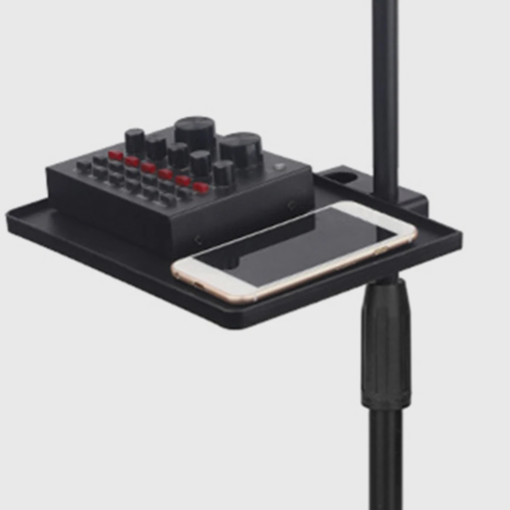 

Microphone Tray St Double Hole Clamp Rack Accessories Live Broadcast Phone Holder Tablet ganizer Mic St Attachment Plastic