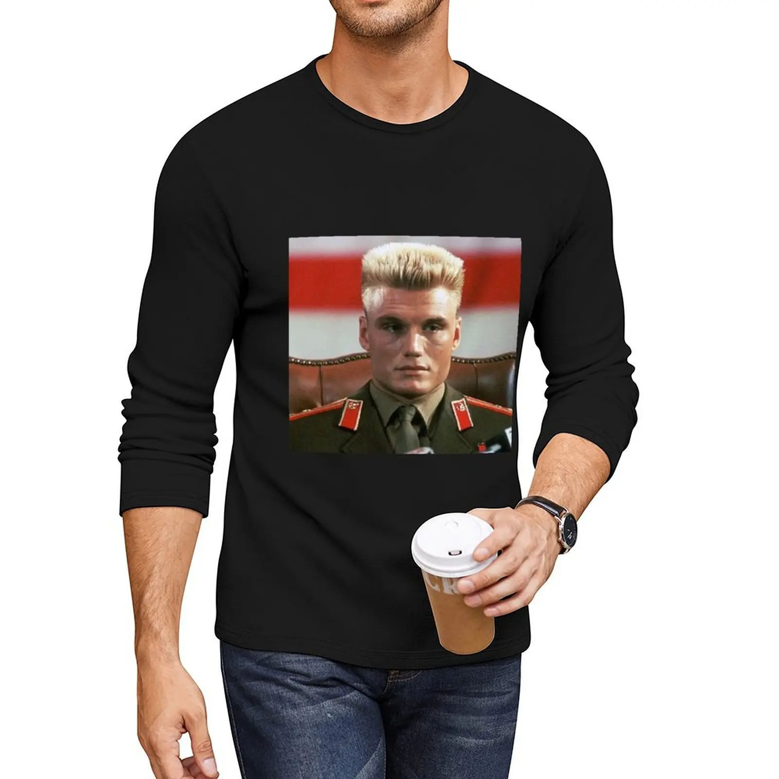 dolph lundgren Long T-Shirt funny t shirts oversized t shirts heavyweight t shirts shirt for men