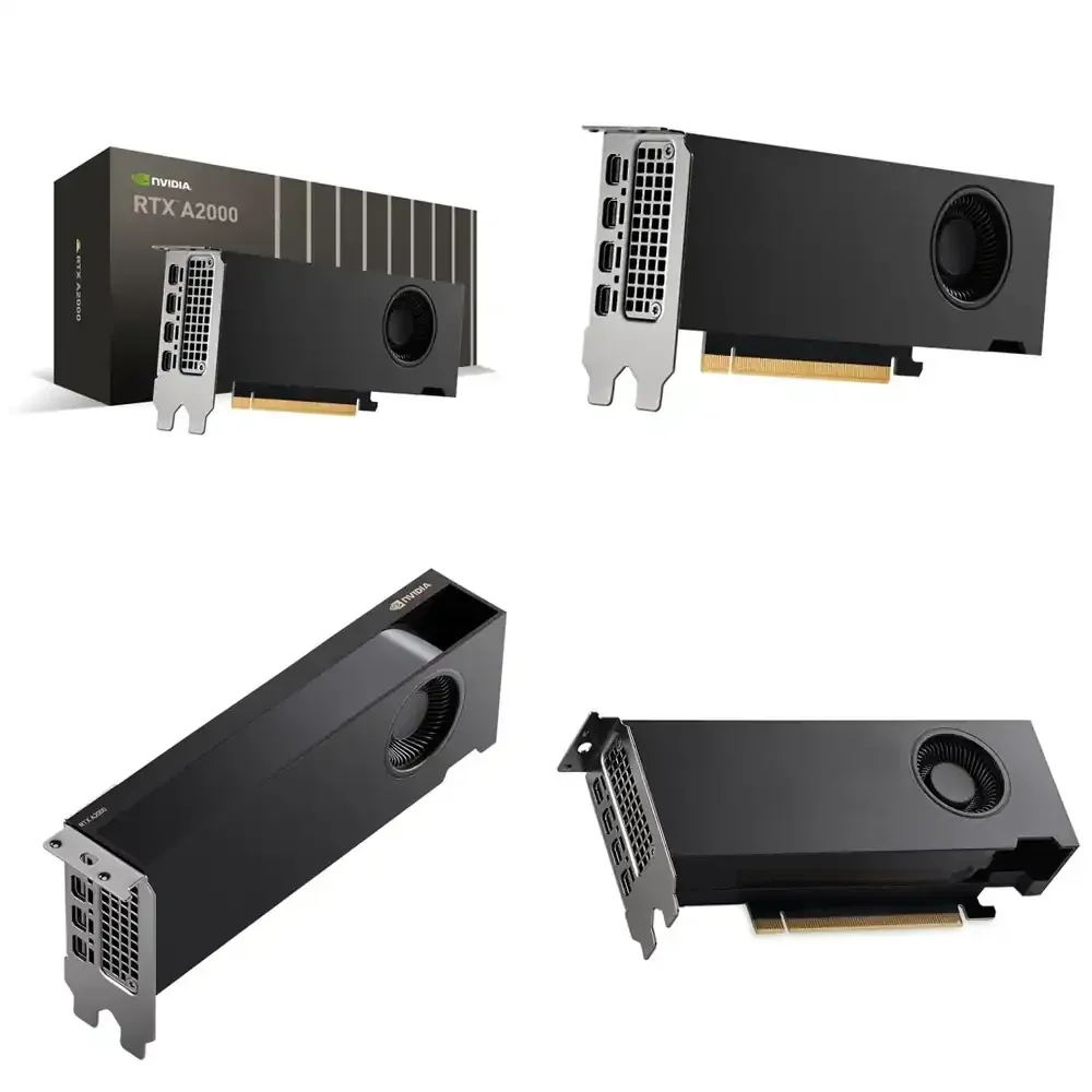

Видеокарта RTX A2000 6 ГБ для настольных ПК, аналог Leadtek Quadro, для рабочих станций NVIDIA, игр, майнинга, видеомонтажа и рендеринга