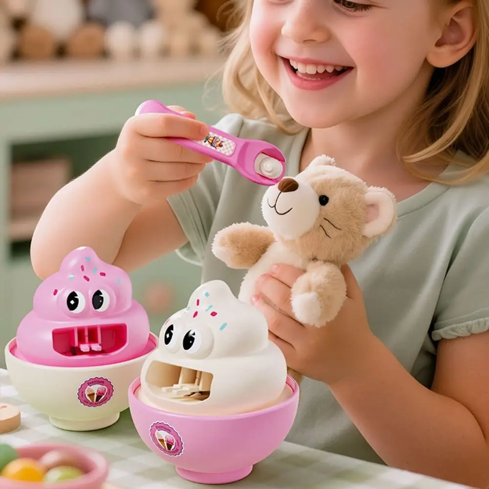 

Food Feeding Ice cream Pudding Set Feeding Simulation Role Play Ice cream Pudding 3D Japanese Play House Toys for Friend