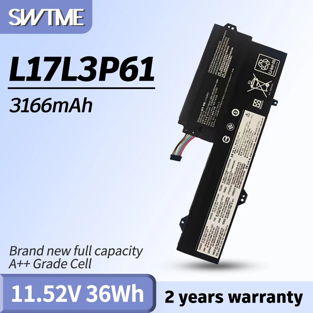 Imagem -01 - Bateria do Portátil para Lenovo Ideapad Lenovo Ideapad Yoga 72012ikb 520-12 320-11 320s-13ikb Xiaoxin 7000-13 L17c3p61 L17m3p61 bateria do portatil para lenovo ideapad lenovo ideapad yoga 72012ikb 520 12 320 11 320s 13ikb xiaoxin 7000 13 l17c3p61 l17m3p61 01