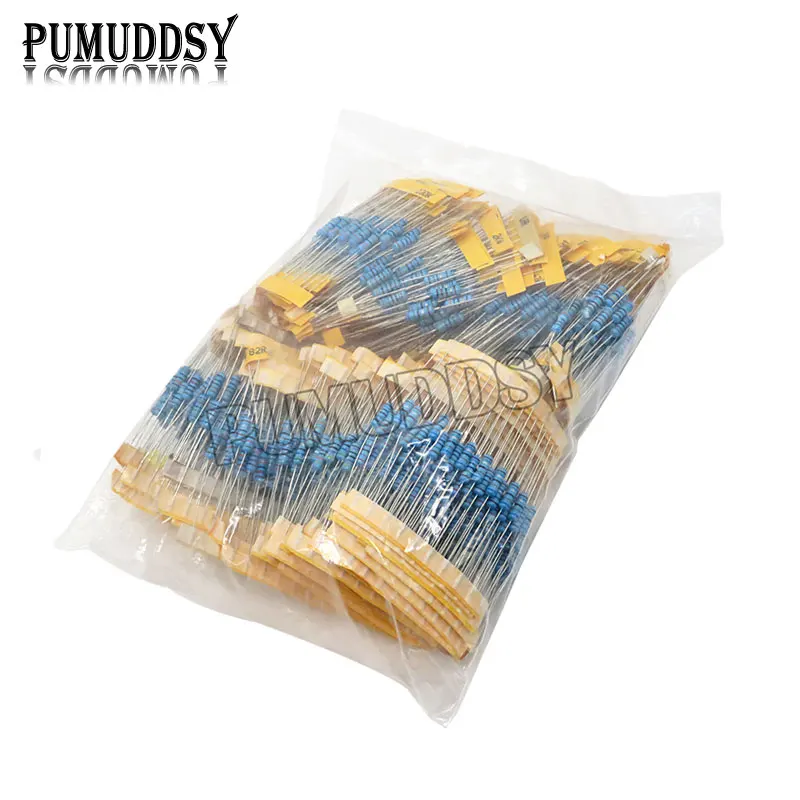 1100PCS 1/2W 1M Met…