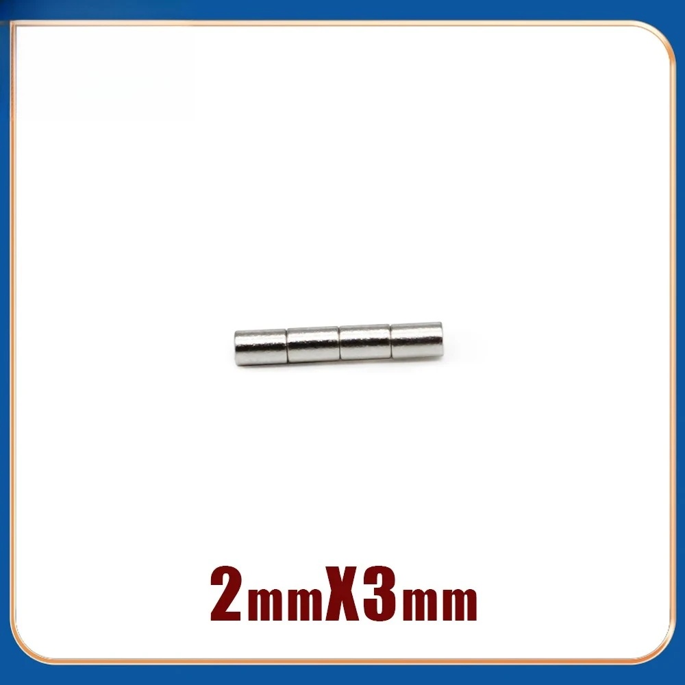 100/200/500/1000/2000PCS 2x3mm Mini Small Circular Magnets 2x3mm for Home Refrigerators, Offices DIY  2x3mm