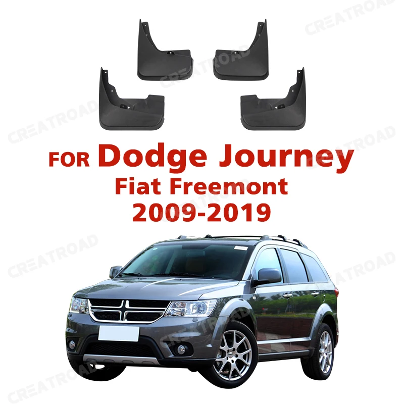 Molded Car Mud Flaps For Dodge Journey Fiat Freemont Mudflaps Splash Guards Mudguards 2009 - 2019