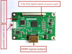 V-by-One to HDMI Adapter Board VB1/VBO to HDMI Output Supports Single/dual Drive 4K/1080p