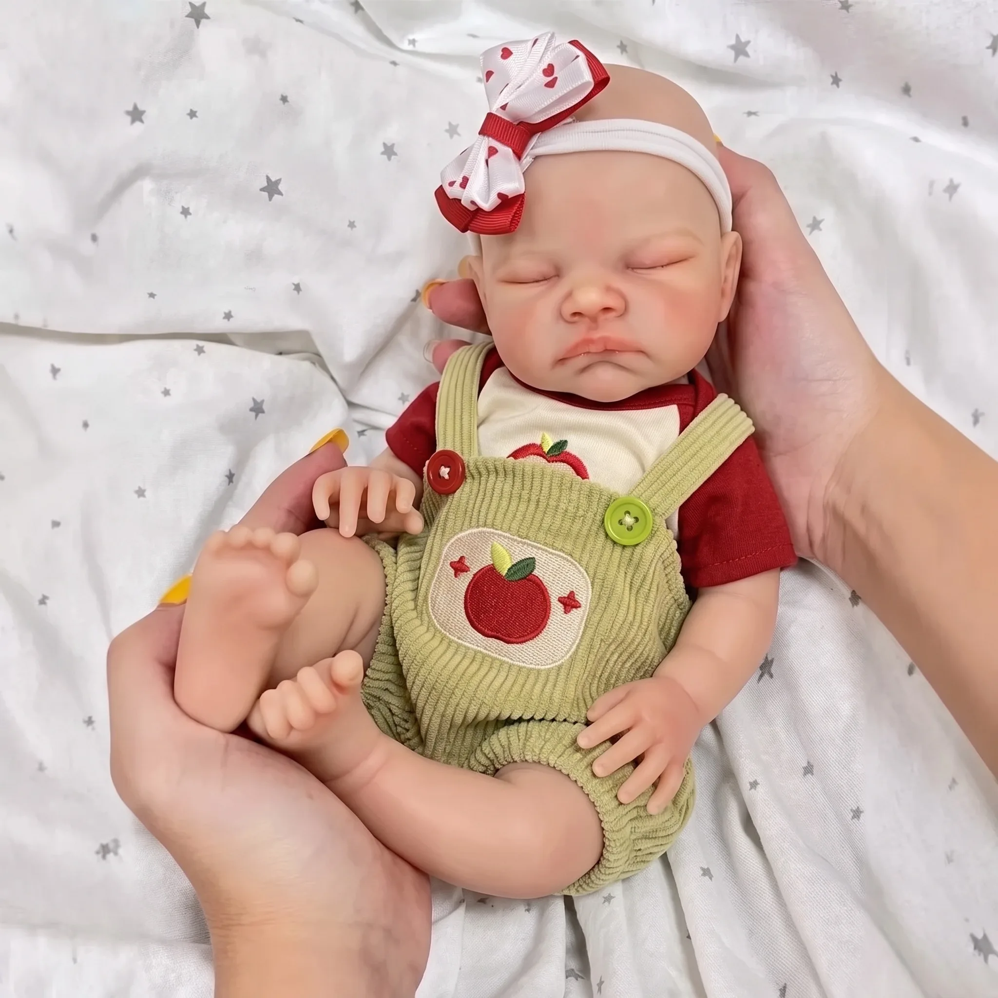 collectible-art-doll-npk-13inch-solid-silicone-august-baby-doll-in-silicone-version-elastic-strechable-mouth-can-open