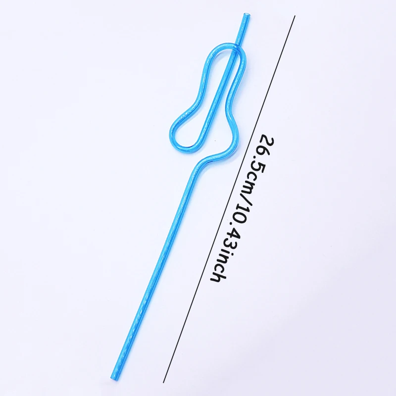 Cannucce di plastica piegate colorate da 5 pezzi Sposa per essere cannucce riutilizzabili per cocktail di frullato da festa e uso domestico