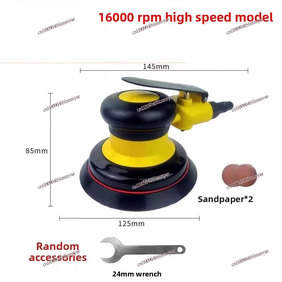 Grinder 16000 rpm imported bearing 5 inch pneumatic polishing vacuum dry grinding