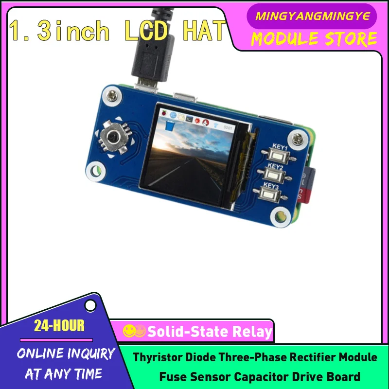 1.3inch LCD HAT 1.3-inch IPS display module expansion board ST7789 NEW IN STOCK