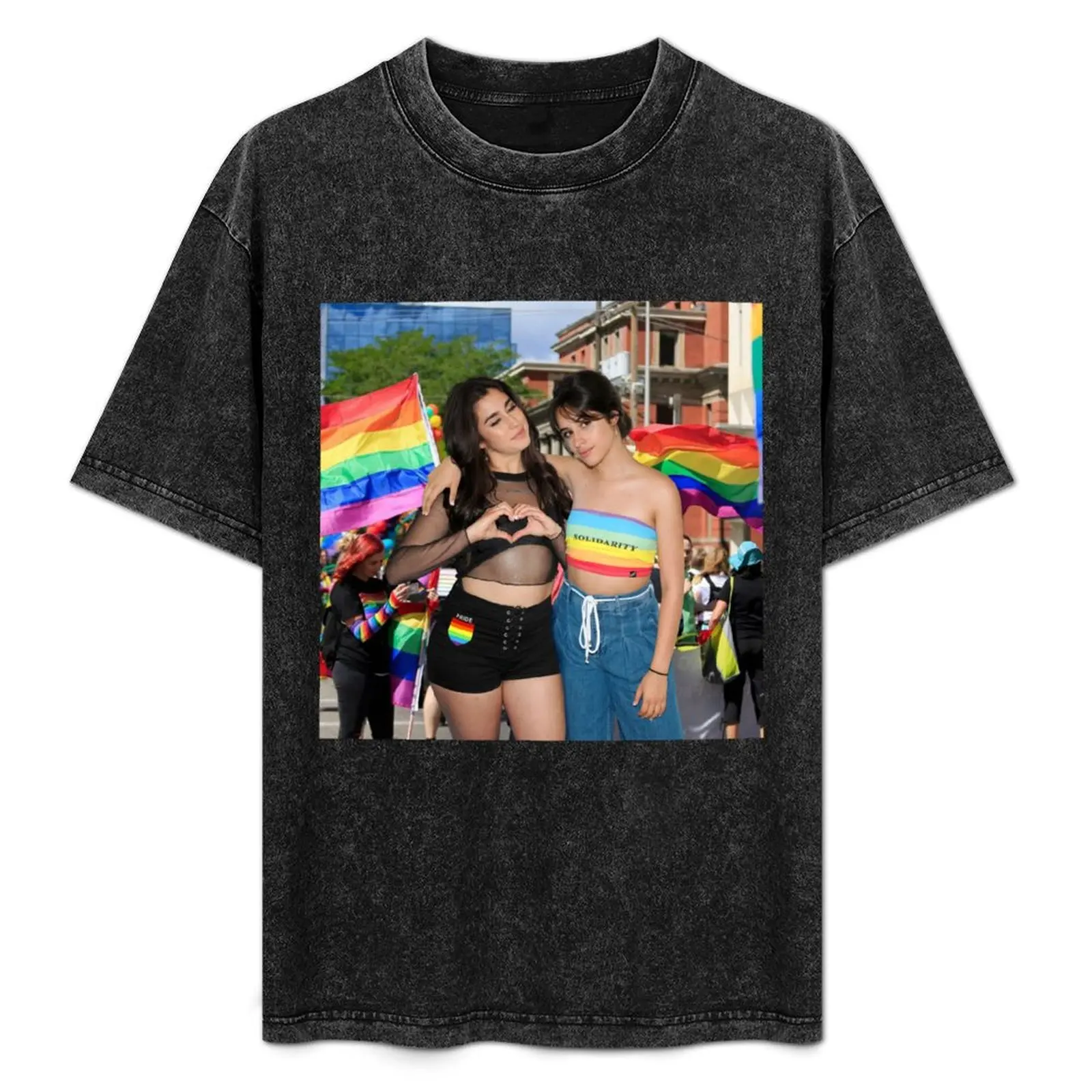 

Camren at Pride T-Shirt Urban Style Casual Short Sleeve Top