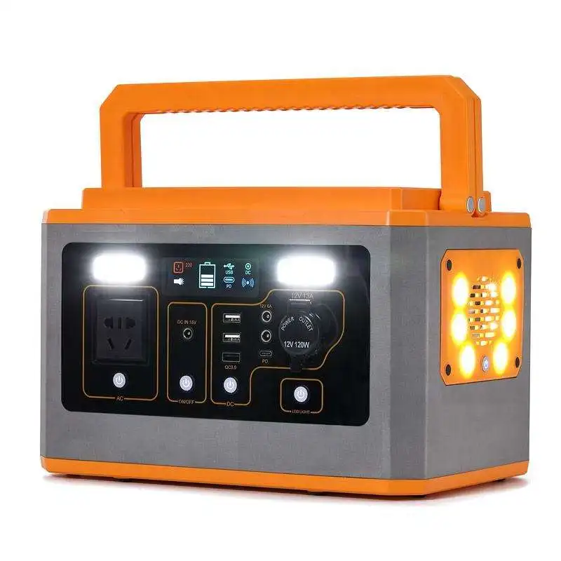 التخييم في الهواء الطلق 500 واط مولد الطاقة الشمسية حزمة الطاقة 110 فولت 220 فولت محطة الطاقة المحمولة مع الألواح الشمسية #5