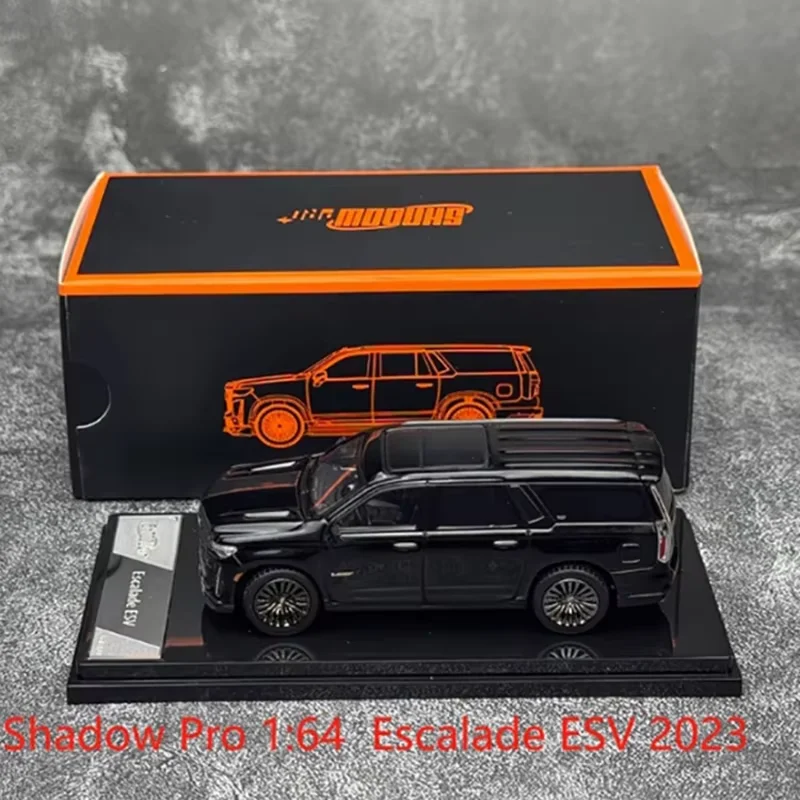 الظل برو دييكاست 1:64 مقياس إسكاليد ESV 2023 سبيكة سيارة نموذج مجموعة ثابتة زينت هدايا العيد اللعب