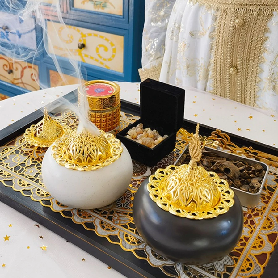 

Ceramics Incense Holder Mini Zen Meditation Holder for Wood Chips Sticks Aromatherapy Stand Incense Burner Home Decor Gift