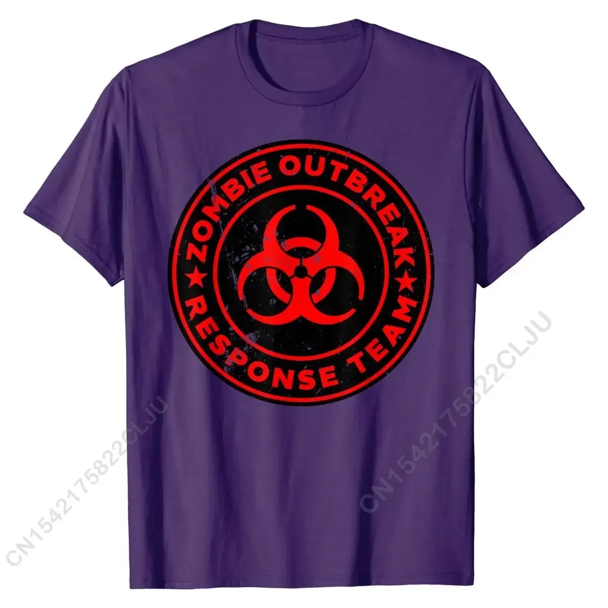 Zombie Outbreak Response Team Funny  Apocalypse T-Shirt Top T-shirts For Men Hip Hop Tops & Tees Discount Casual Cotton