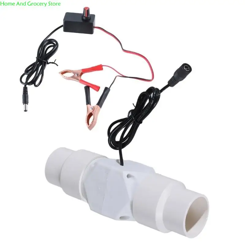0XXA In Line Air Blower 12V Ventilation Blower Air Vent In Line Marine Bilge Strong