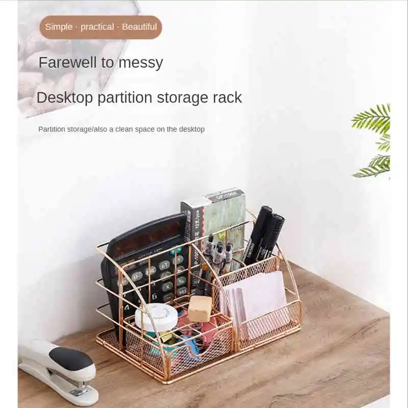 Desktop Student Storage Rack Office Supplies Pen Paper Hardware Desktop Rack Stationery Storage Rack