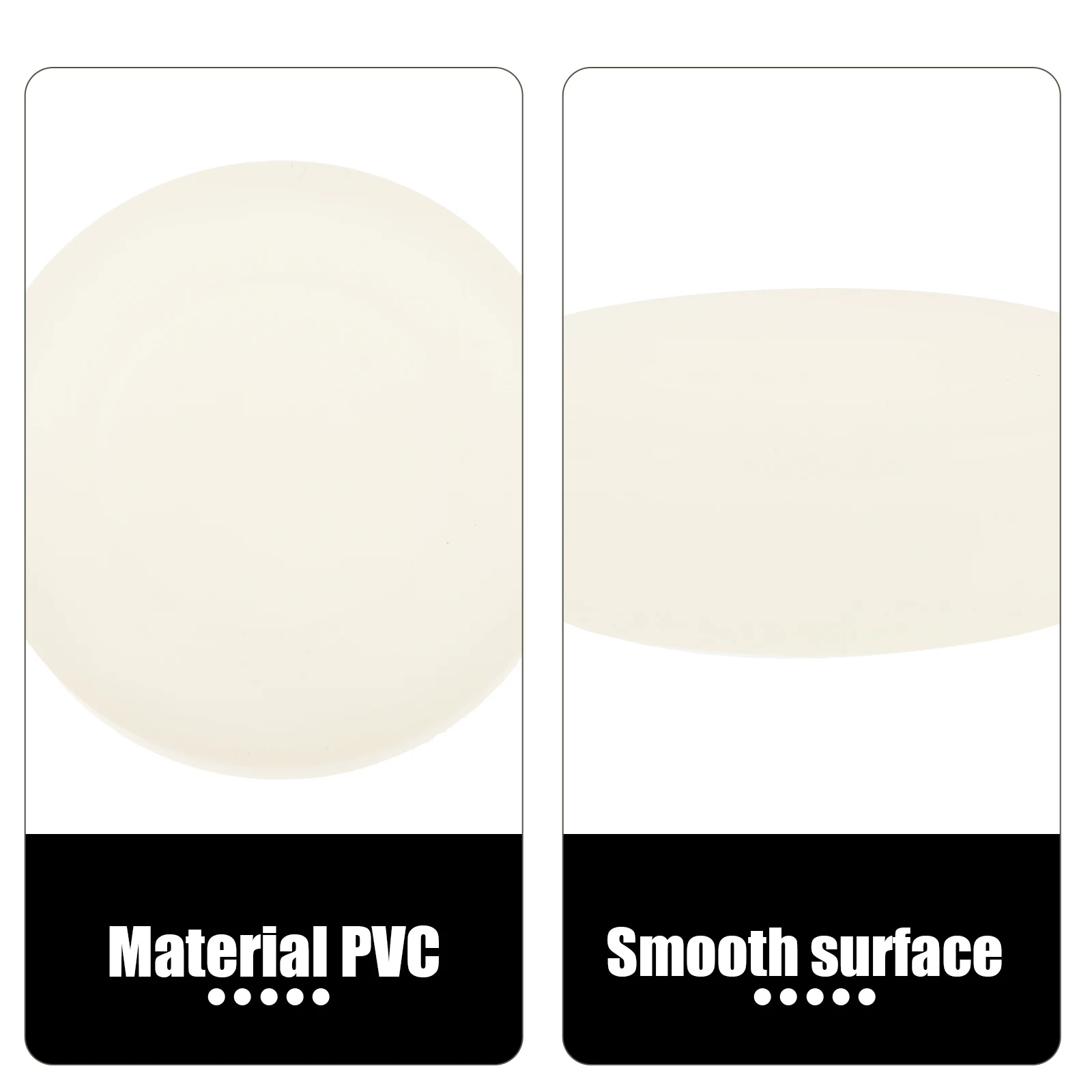 

2pcs Ice Practice 160G Training Competition Puck For Roller Hockey Lightweight Flat Surface Pvc Hockey Puck Team Sports