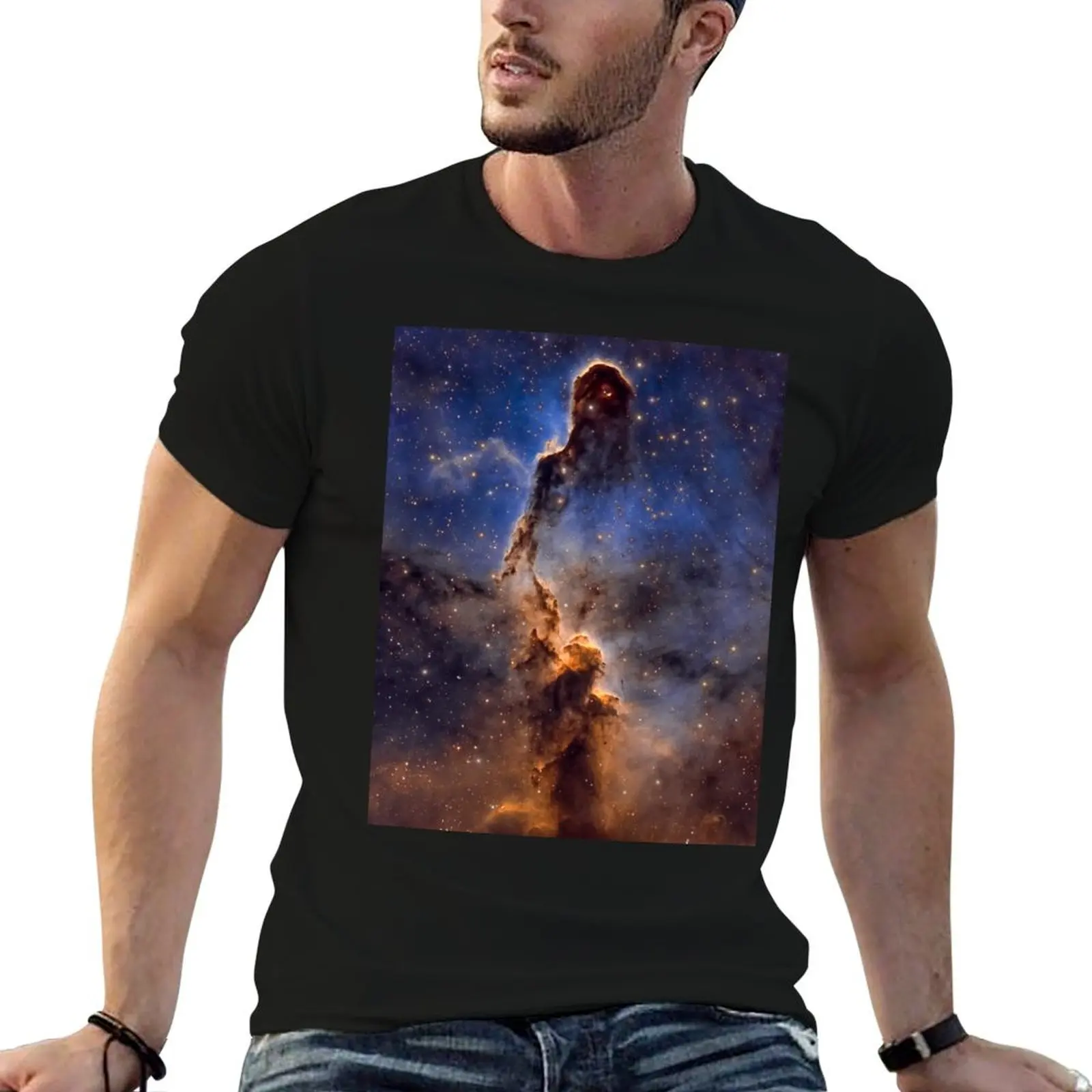 The Elephant's Trunk Nebula HD! T-Shirt Trendy Pattern T-Shirt for Men