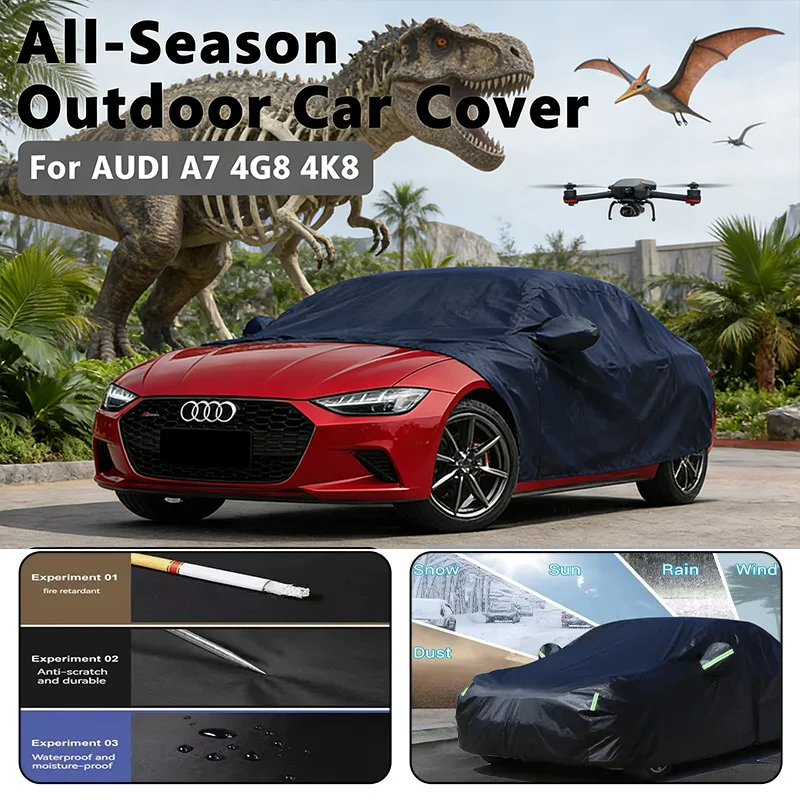 

Всесезонный автомобильный чехол для AUDI A7 4G8 4K8 — полная защита на открытом воздухе, водонепроницаемый, пылезащитный, термостойкий