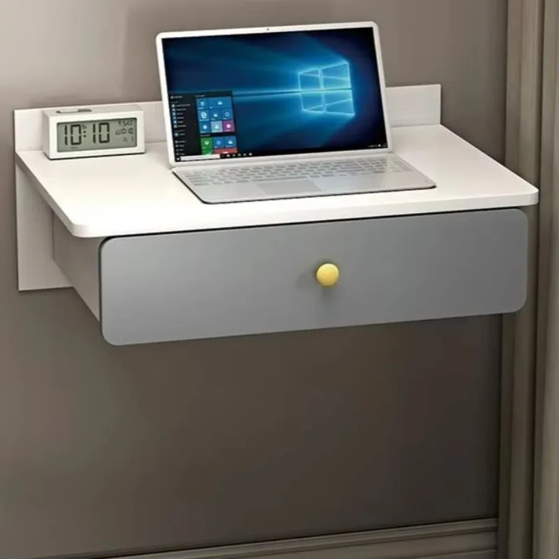 

‌Space-Saving Wall Desk | Foldable Carbon Steel Computer Table with Storage, Multi-Use for Office Home & Small Spaces