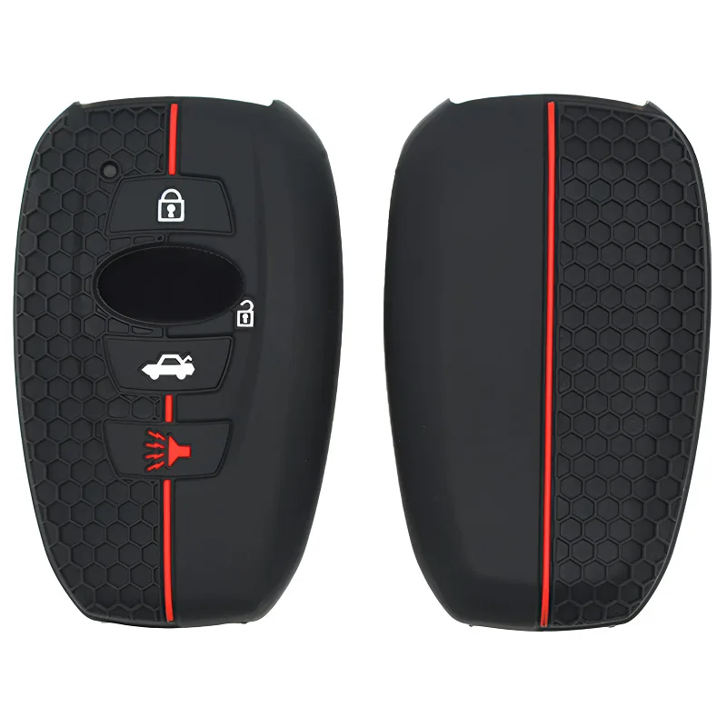Silicone Car Key Cover for Subaru Legacy Impreza Forester XV BRZ WRX Levorg