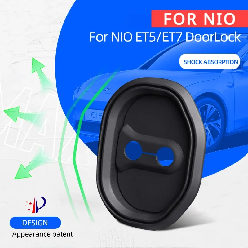 

Защитный чехол для дверного замка автомобиля для NIO ET5 ET7 ES6 ES7 EC6, автомобильный силиконовый защитный чехол для дверного замка