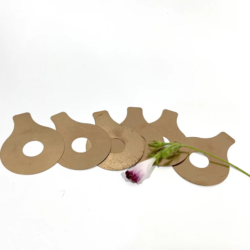 50 قطعة/الوحدة 35X15 مللي متر محول بالموجات فوق الصوتية إيجابية سلبية القطب غسالة القطب لوحة شريحة