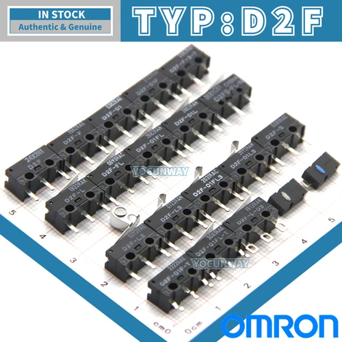 Imagen 2 del producto Nuevo Microinterruptor OMRON Original auténtico de Japón D2F-01-L-F-FL-T-5-01L-01F-T-01FL-F-3-7-L2-L3 D2FC-F-7N-10M-20M-50M-OF-RZ-5L