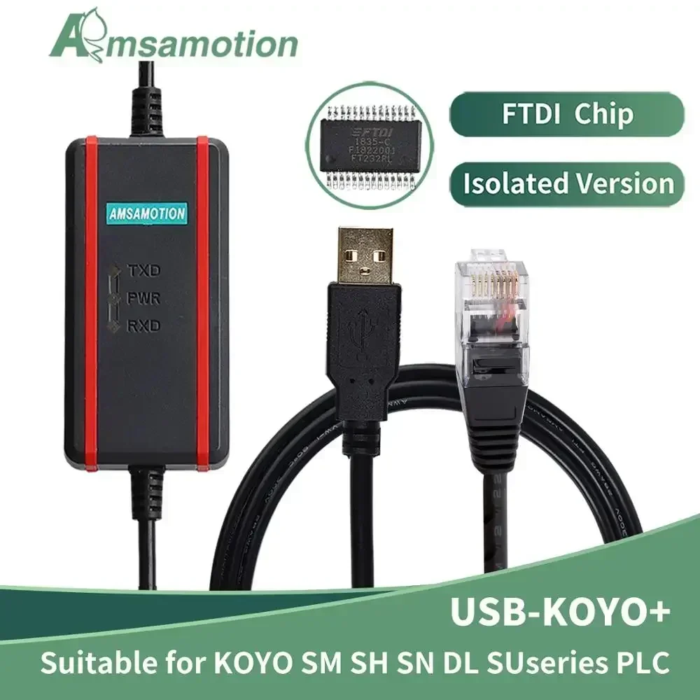 

FTDI Chip USB-KOYO Suitable For Koyo SM SH SN SU DL NK Series High Speed Communication Download Cable
