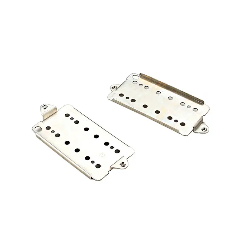 Stable- 2Pcs Guitar Neck Bridge Humbucker Pickup Base Plate 50mm 52mm Pole Spacings Humbucker Bridge Neck Parts
