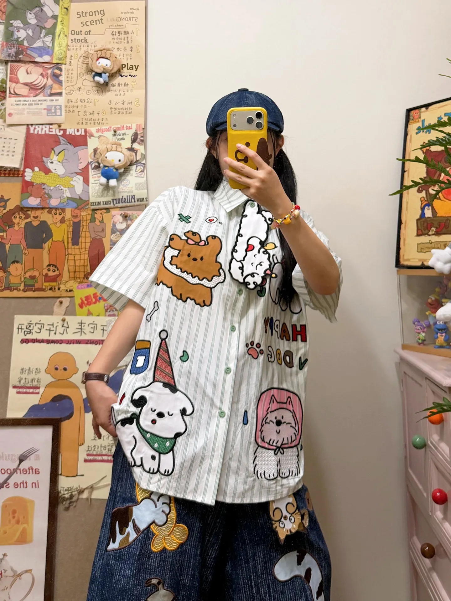 BIBULU Street Style American C - Embroidery Topi avis et prix