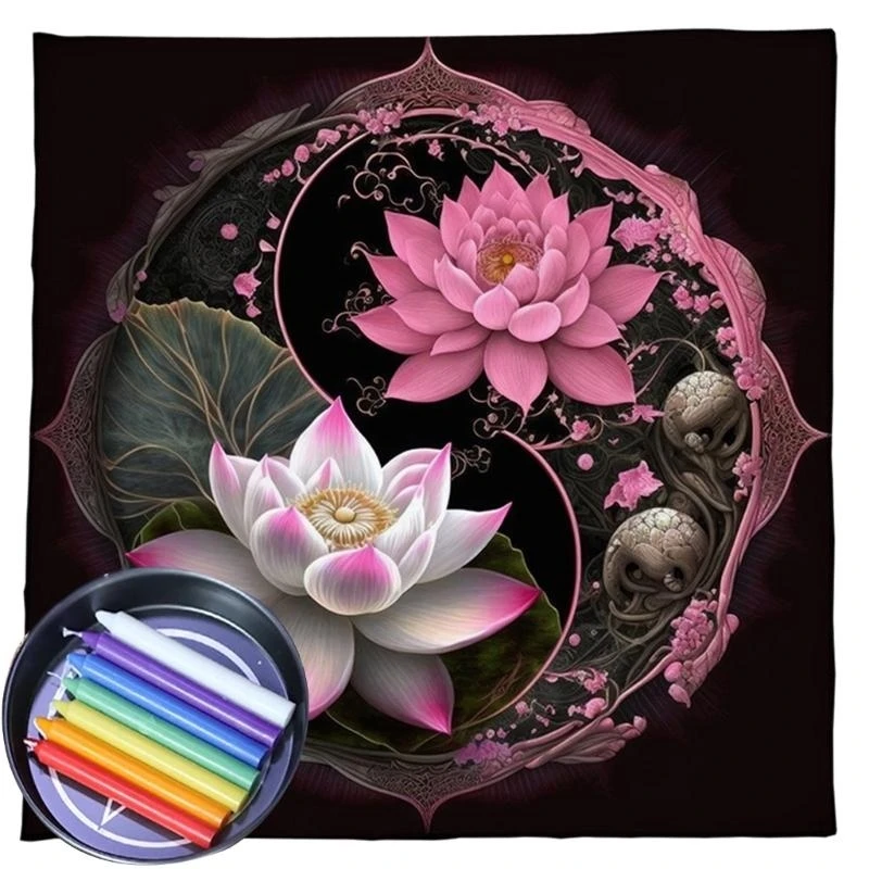 cartas-adivinhacoes-toalha-tapecaria-flor-taichi-taro-astrologia-bruxaria-deck-decoracao-parede