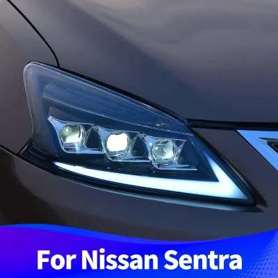 2012  Sylphy  Sentra Angel Eyes LED Head Lamp head lights front light For NISSAN